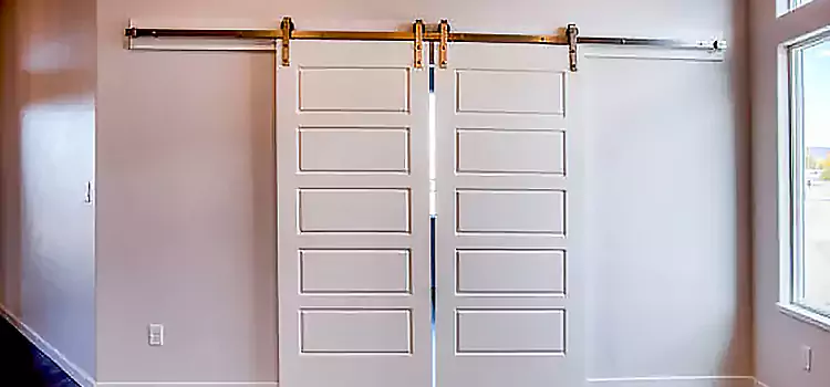 Glass Barn Door with Installation Hardware Kit Rahway